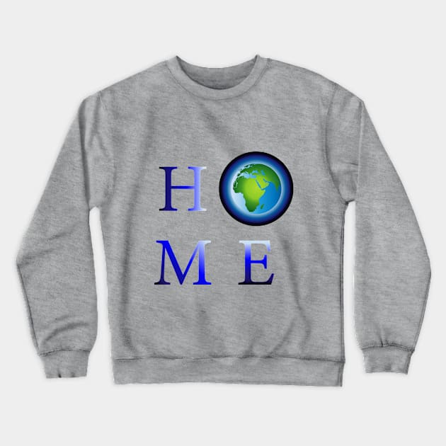 Unisex eco tshirt "home" I Crewneck Sweatshirt by XGen